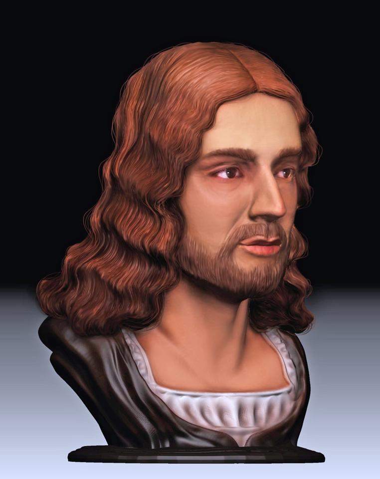 This is what Raphael's face looked like. Reconstructed in 3D what the painter looked like