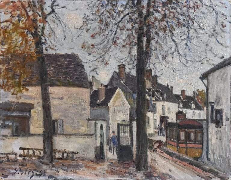 Sisley painting rediscovered that remained with a French family for a full 130 years