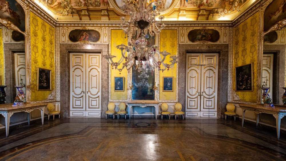 Palace of Caserta, the Saletta del Calapranzo will be visible again