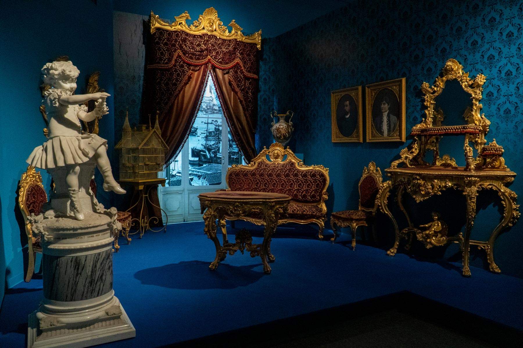 Les splendides intérieurs de la Gênes du XIXe siècle sont exposés au Palazzo Reale.