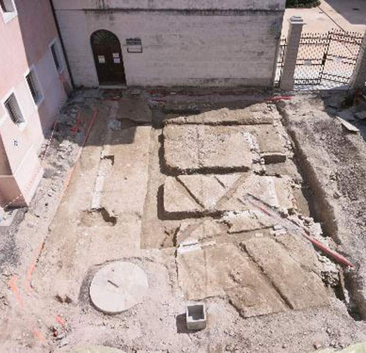 Friuli, remains of a 15th century Dominican convent unearthed