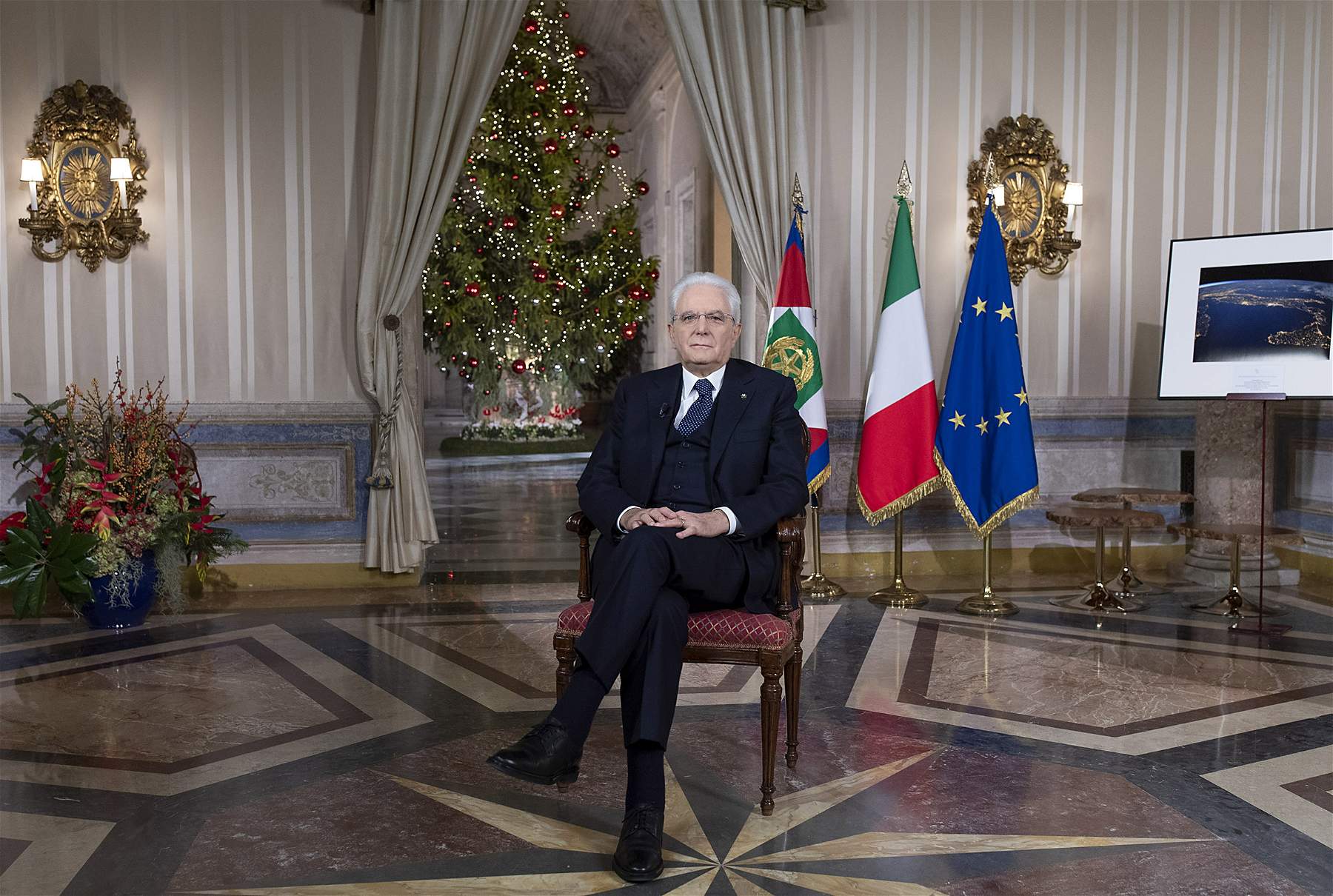 In year-end speech, President Sergio Mattarella stresses the role of culture and education