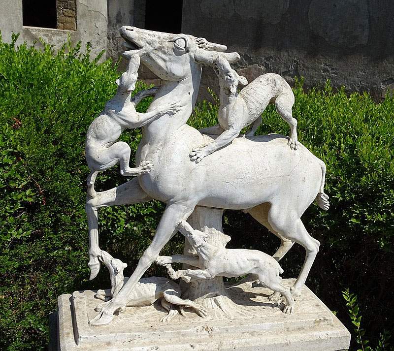 Herculaneum, completed the restoration of the House of the Deer