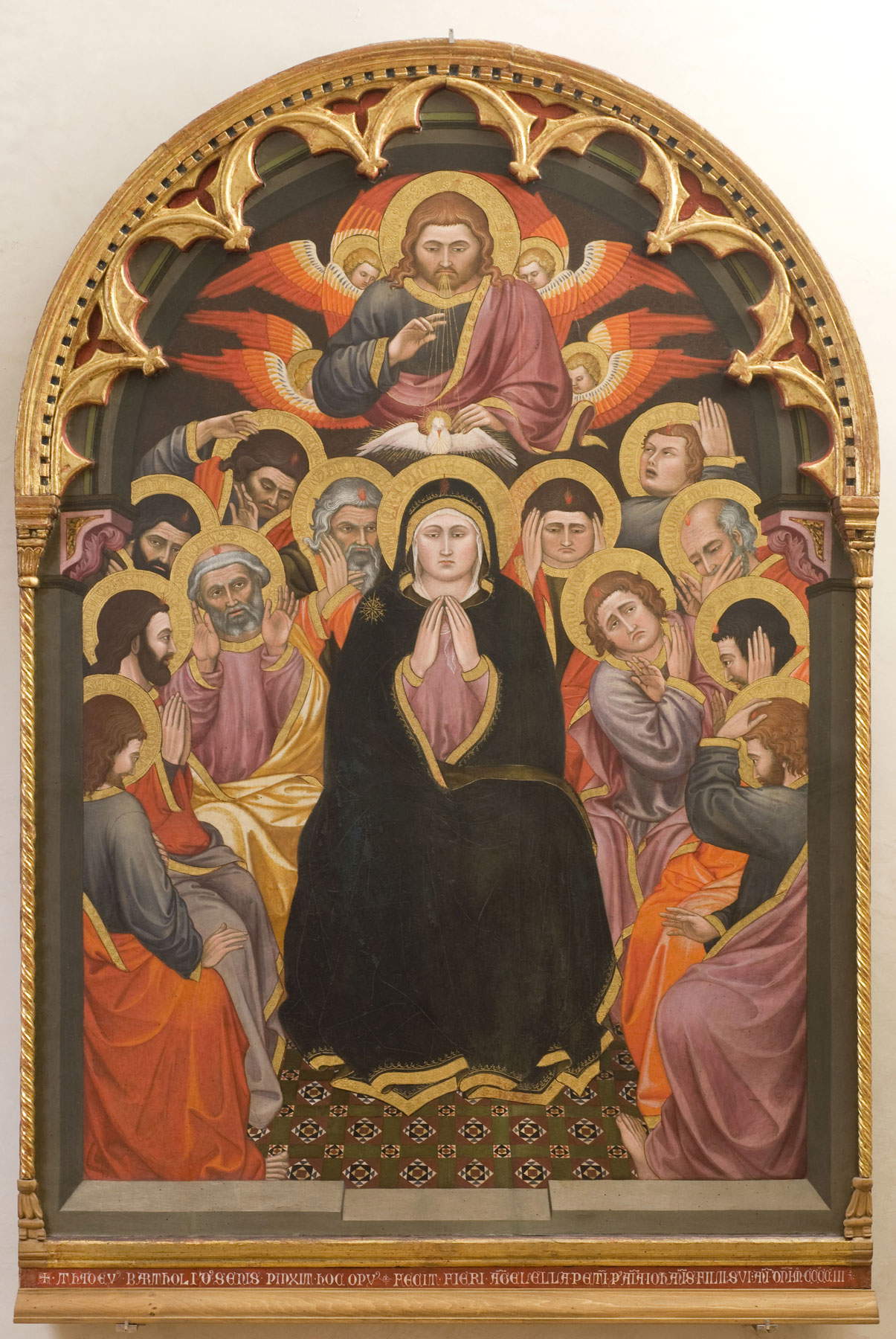 Taddeo di Bartolo, Pentecoste (Perugia, Galleria Nazionale dell'Umbria)
