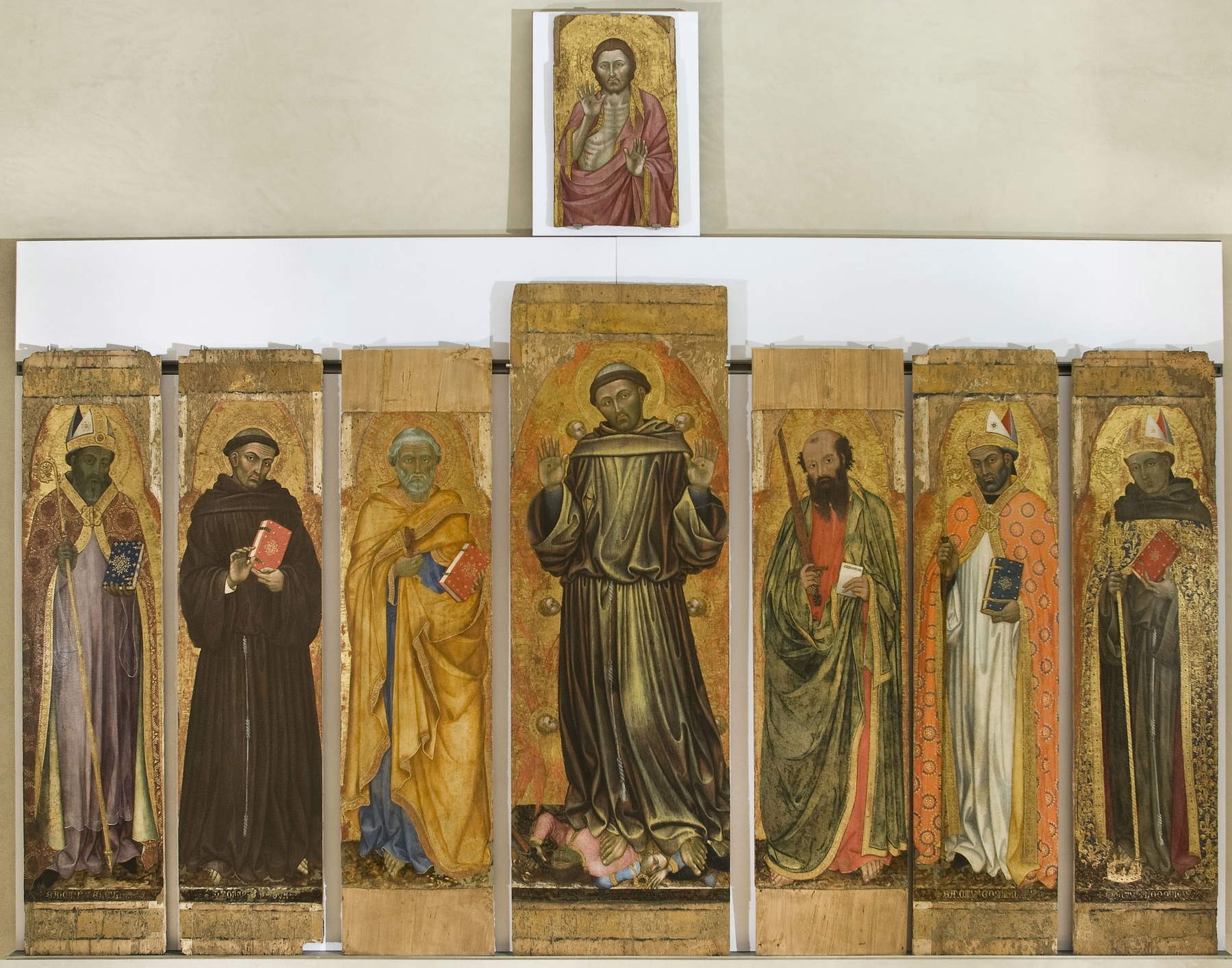 Taddeo di Bartolo, Polittico bifacciale di San Francesco al Prato (1403; Perugia, Galleria Nazionale dell&rsquo;Umbria)