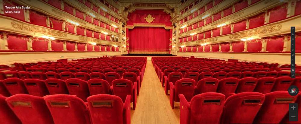 Il Teatro alla Scala è su Google Arts & Culture: viaggio virtuale tra gli ambienti e nell'immenso archivio