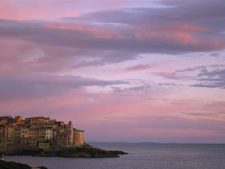 Coucher de soleil à Tellaro