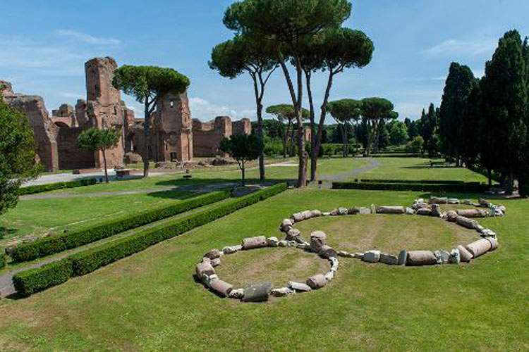 Starting today, the Baths of Caracalla welcome visitors. 