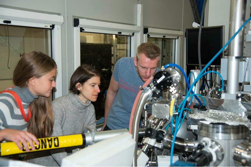 Un momento delle indagini presso l’ESRF European synchrotron radiation facility, Grenoble, Francia. Ph. Credit ESRF
