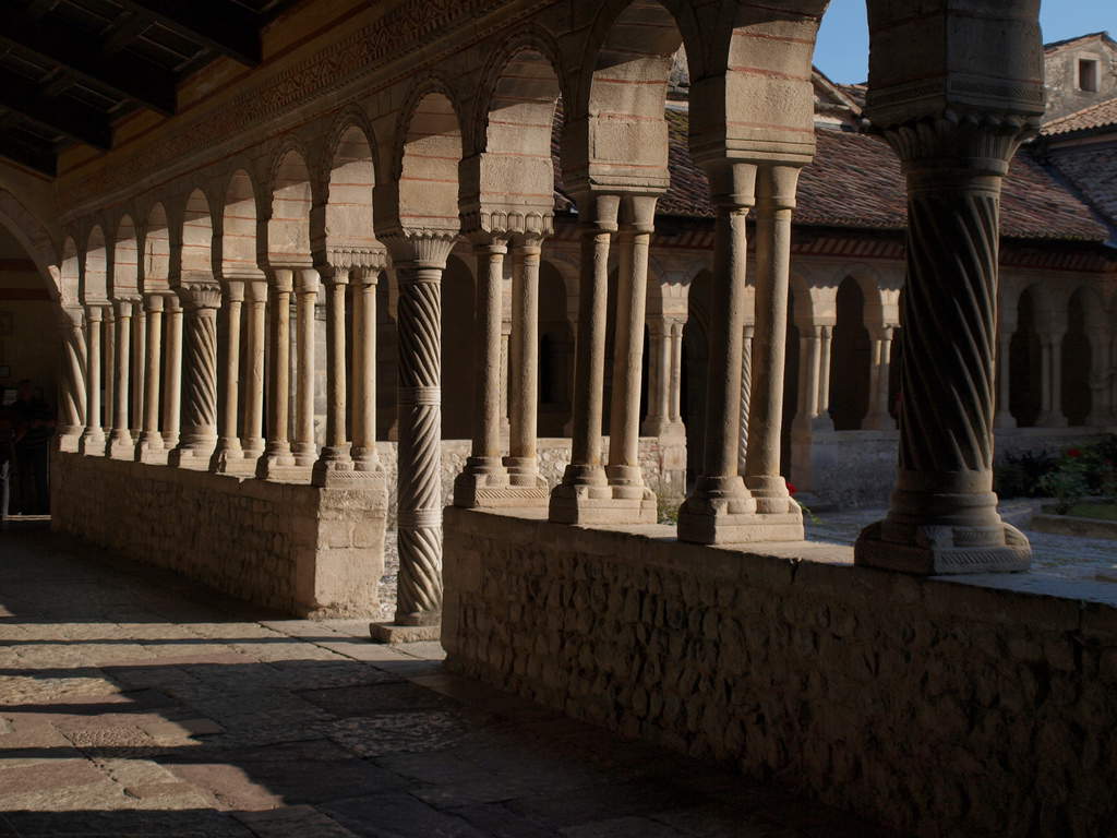 Le cloître de l'abbaye de Follina