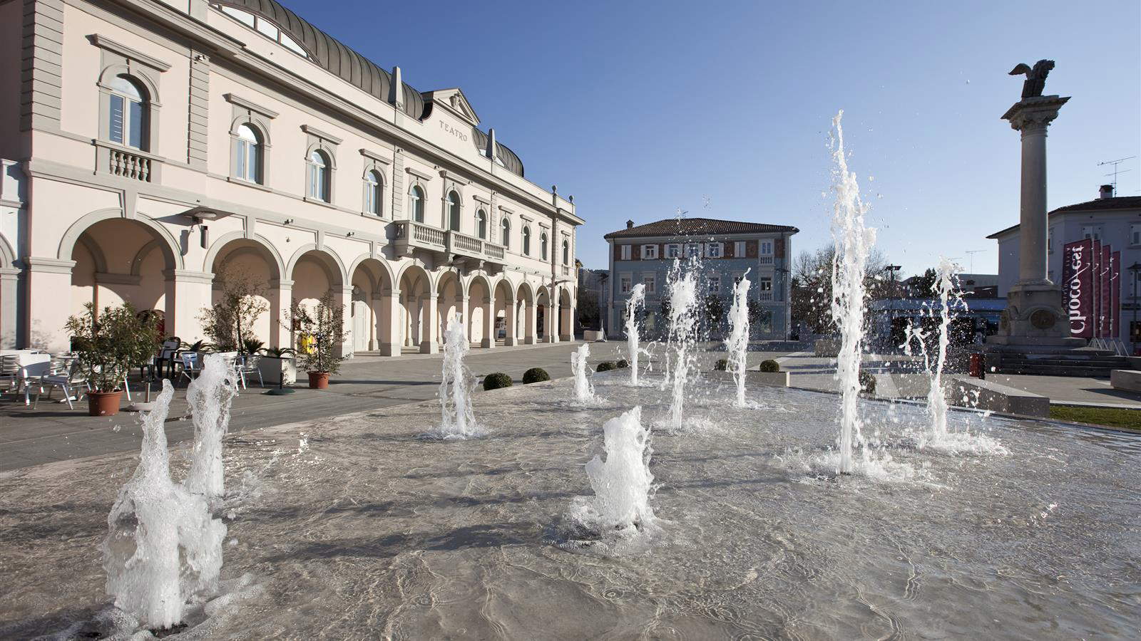 Le centre de Gradisca d'Isonzo