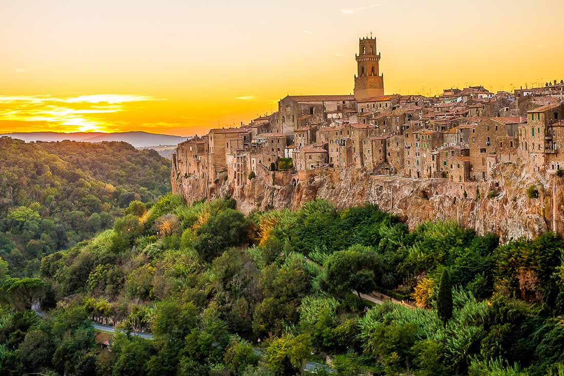 Vista de Pitigliano