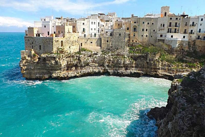 Vue de Polignano a Mare