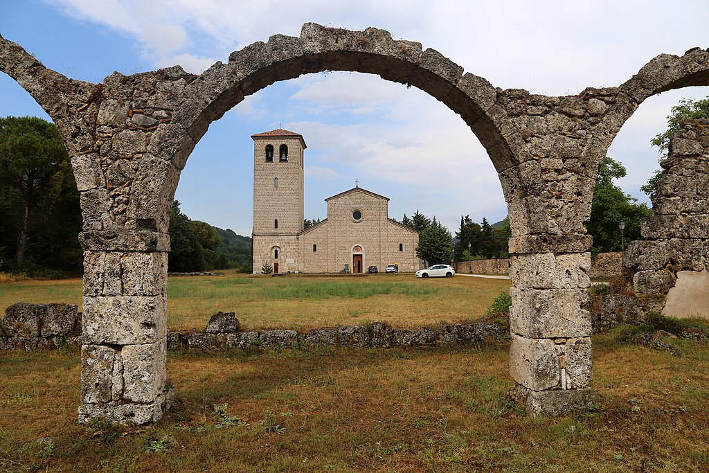 L'abbaye de San Vincenzo al Volturno. Ph. Crédit Francesco Bini