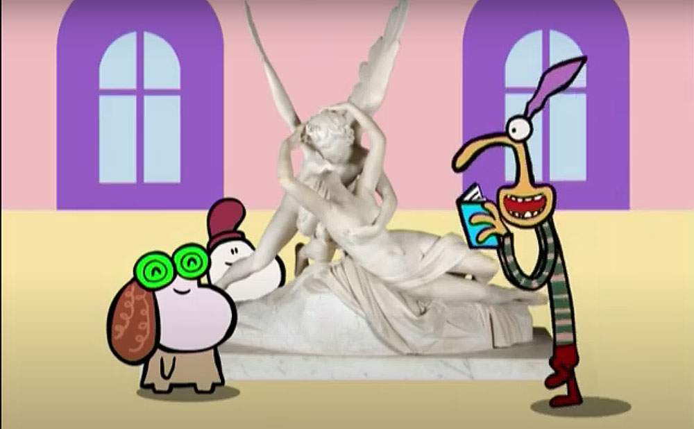 Louvre masterpieces told in 1 minute by animated characters
