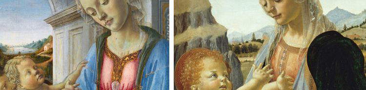 Botticelli en el taller de Verrocchio.
Una presencia "oscurecida