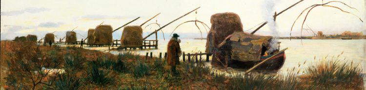 Das harte Leben der Fischer, das zur Poesie wird: Francesco Giolis Waage an der Bocca d'Arno