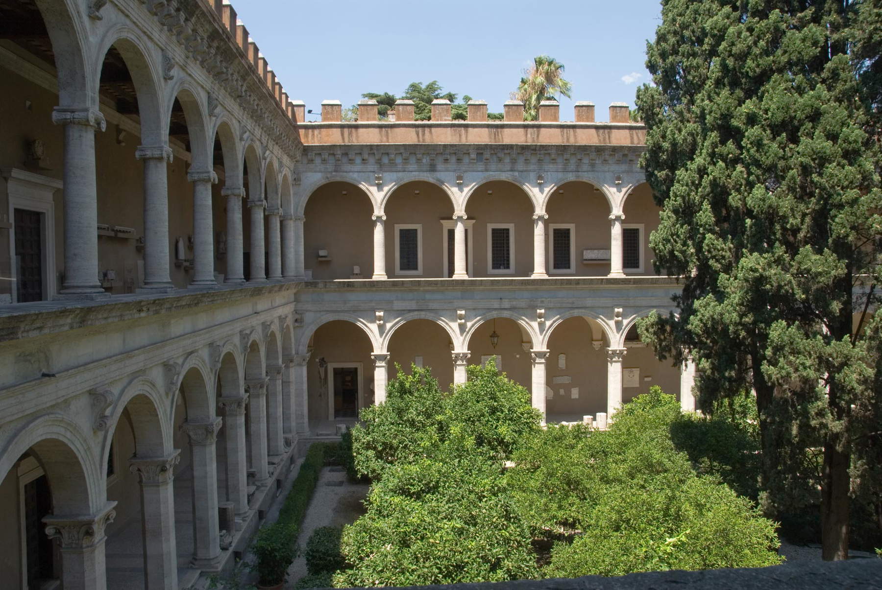 El patio del Palacio Venecia