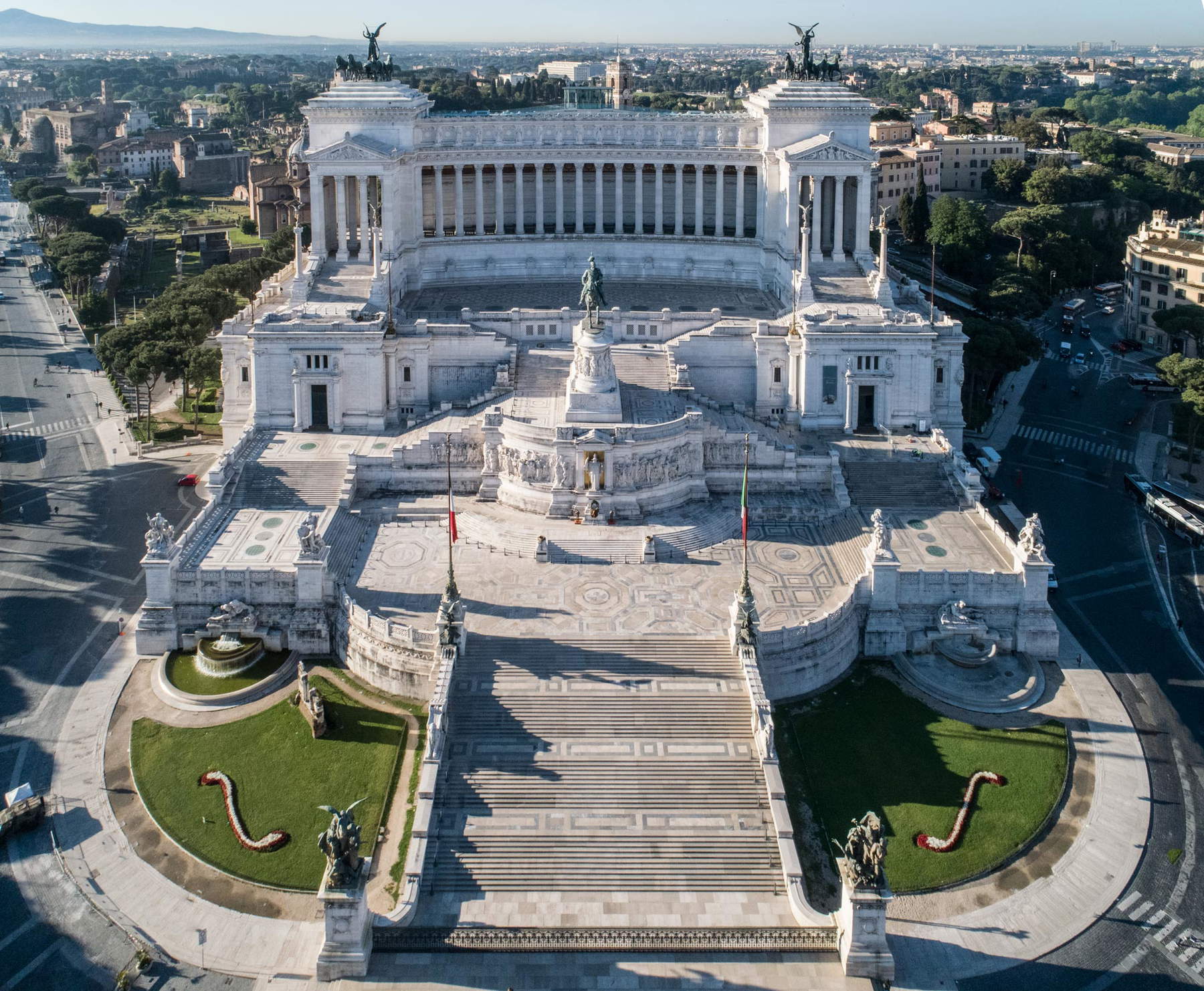 Blick auf den Vittoriano