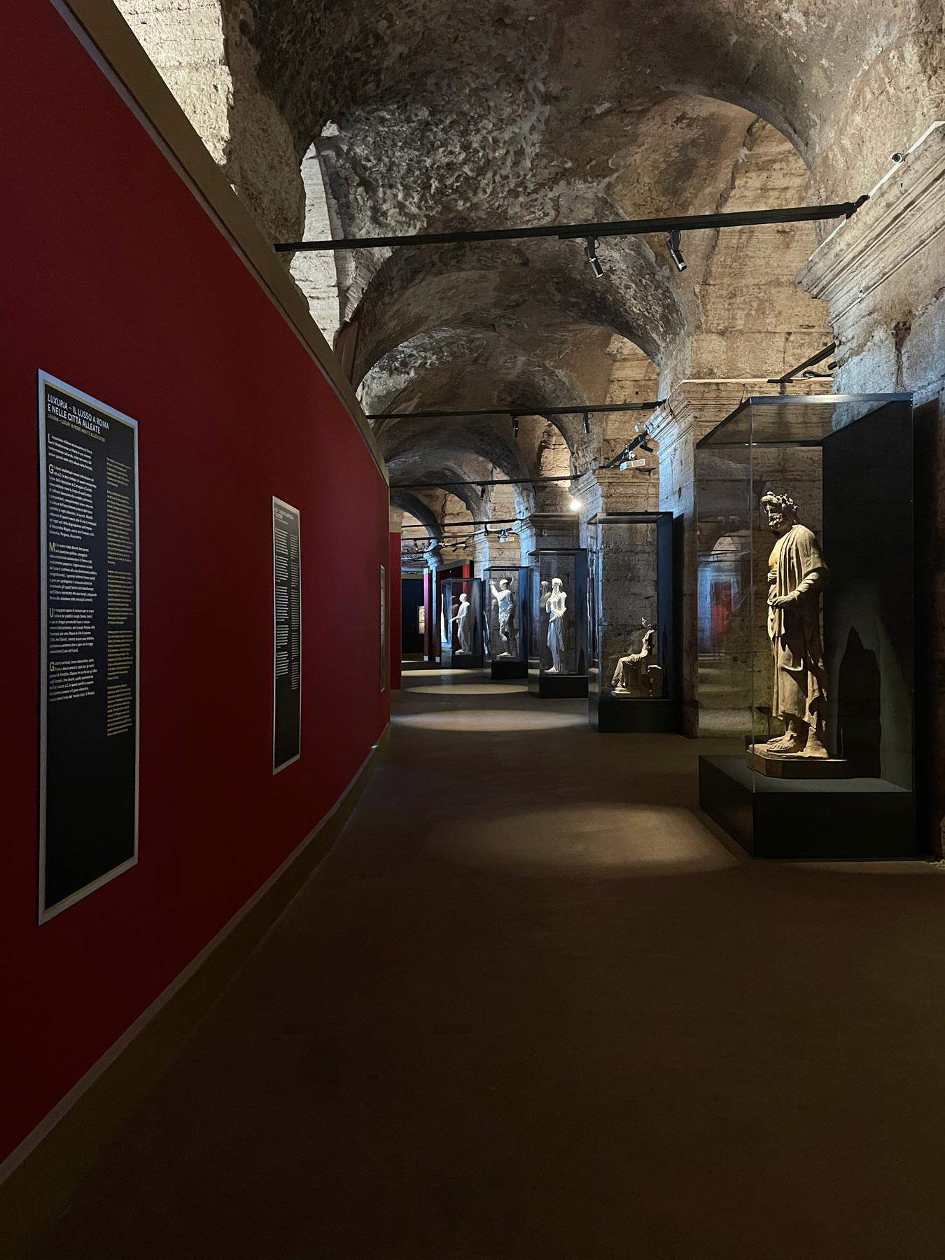 Allestimenti della mostra Pompei 79 d.C. Una storia romana. Ph. Credit Alessia Cacciarelli