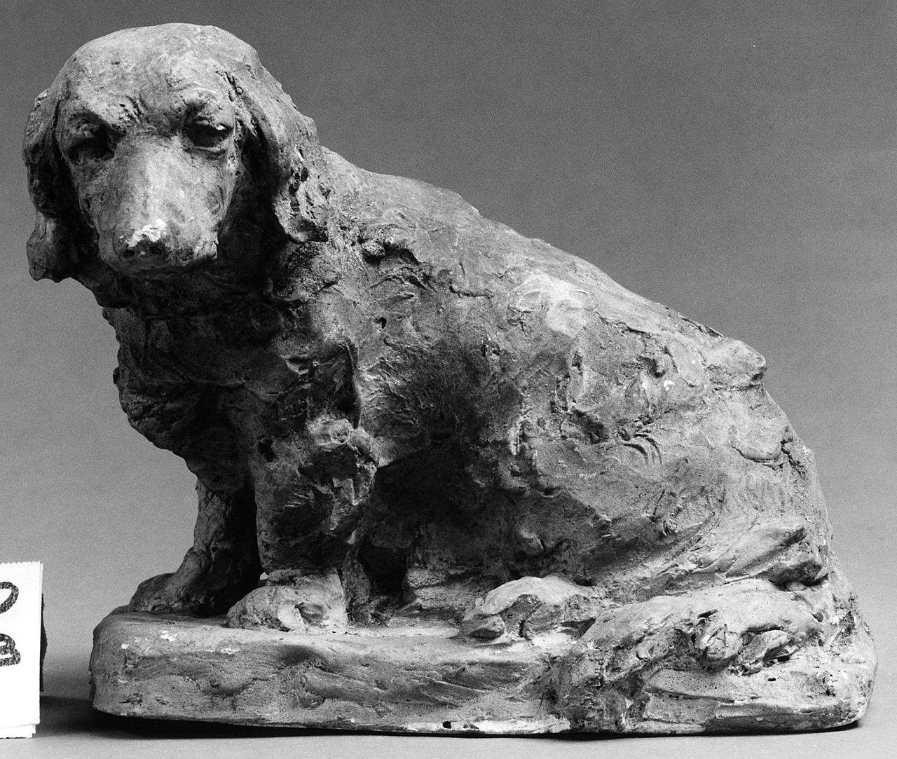 Alceo Dossena, Cane (1930; terracotta; Pescia, Museo Civico Galeotti)
