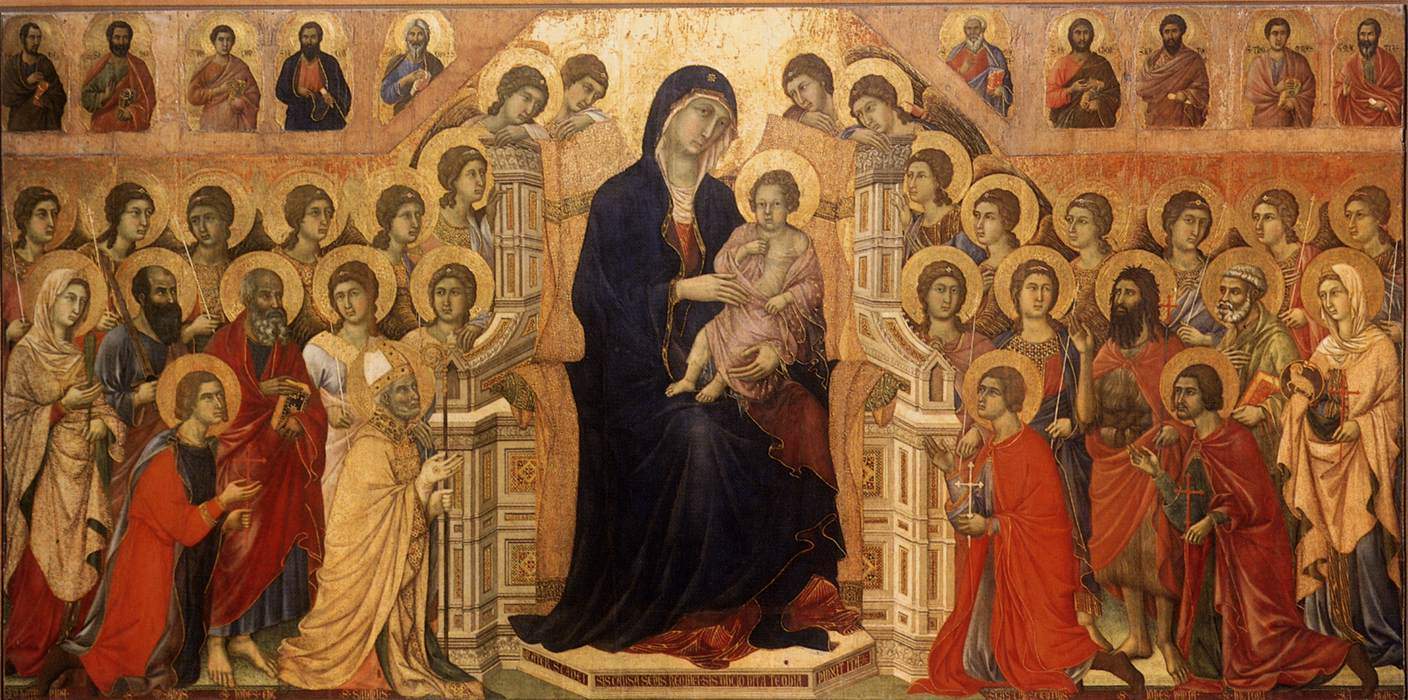 The fourteenth-century Sienese school: Duccio, Simone Martini, the Lorenzettis 