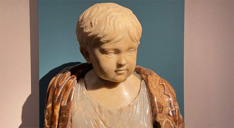 Les enfants dans la Rome antique : exposition sur l'enfance à l'époque impériale aux Offices