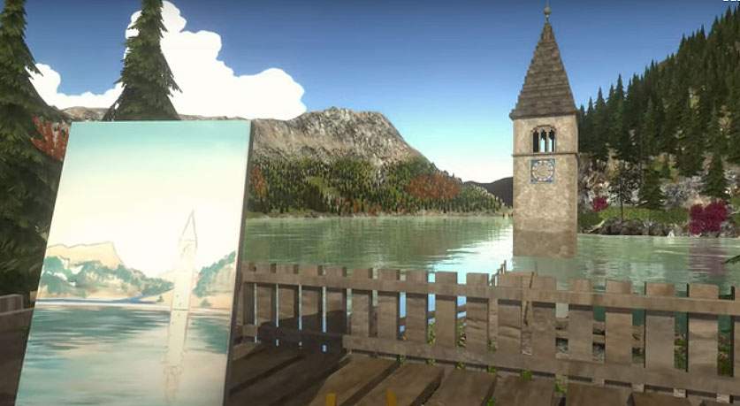 The ancient village of Curon lives again in a video game about historical memory