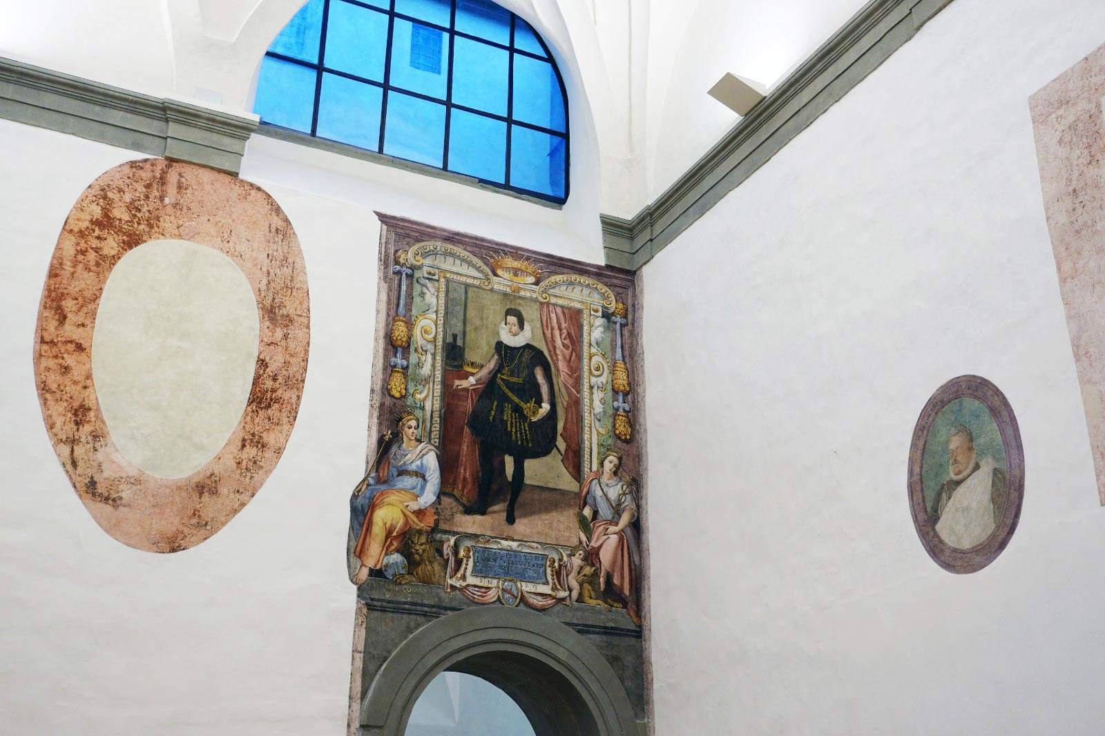 Uffizi, 17th-century frescoes re-emerge from work that will revolutionize the entrance