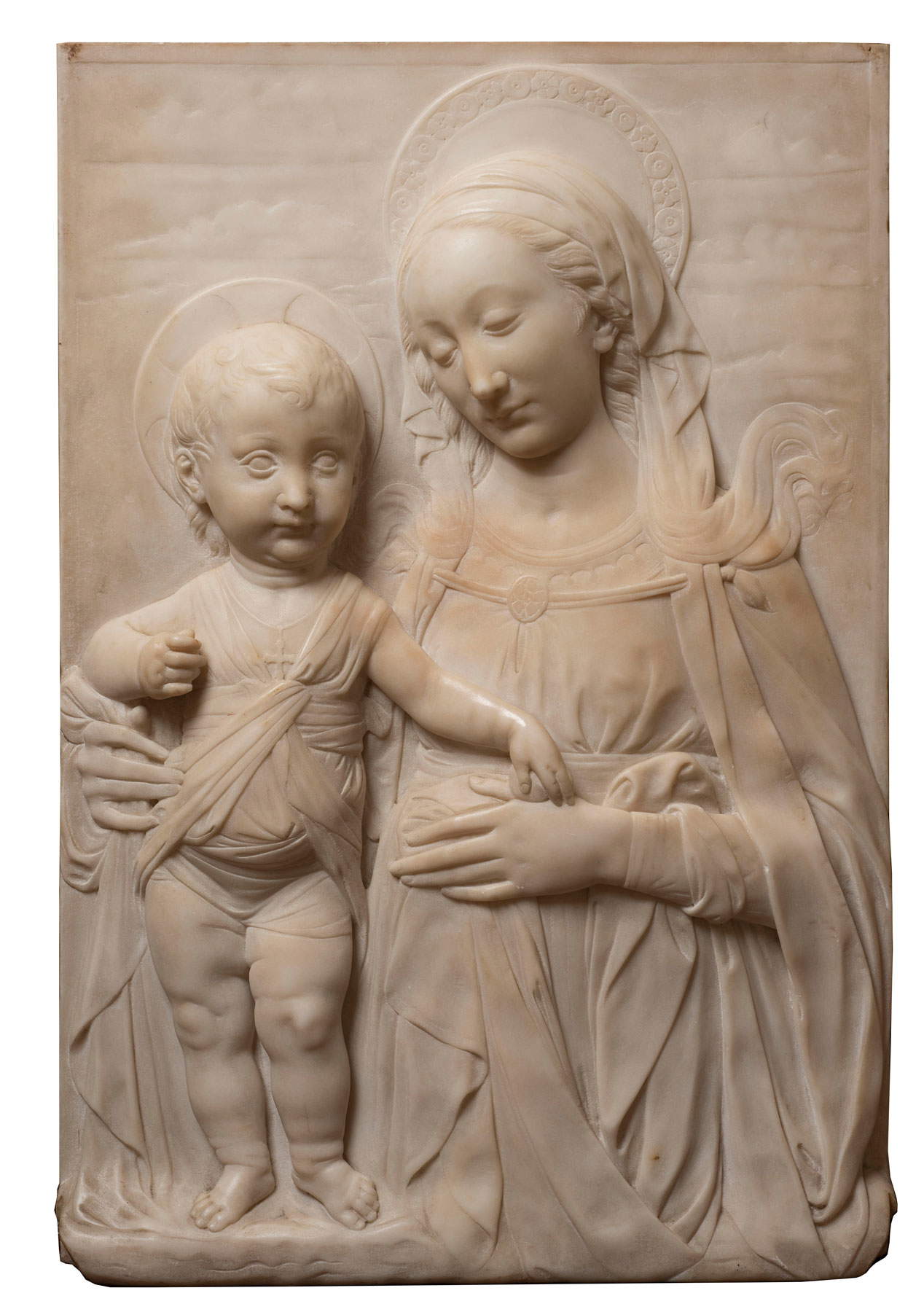 Alceo Dossena, Madonna col Bambino (anni Venti del XX secolo; marmo; Fondazione Cavallini Sgarbi) Alceo Dossena, Madonna col Bambino (anni Venti del XX secolo; marmo; Fondazione Cavallini Sgarbi)