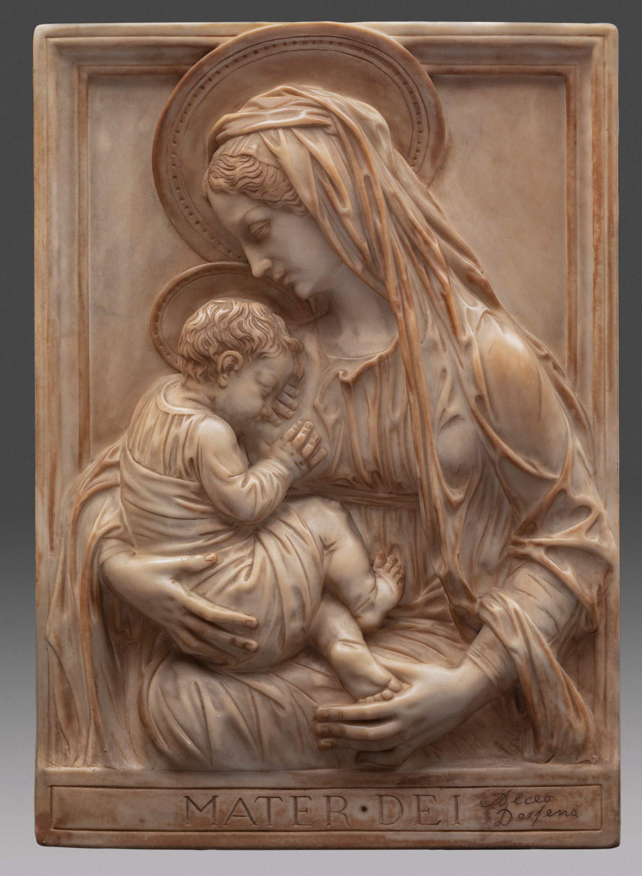 Alceo Dossena, Mater Dei (1930er Jahre; Sammlung Cavallini Sgarbi) Alceo Dossena, Mater Dei (1930er Jahre; Sammlung Cavallini Sgarbi)