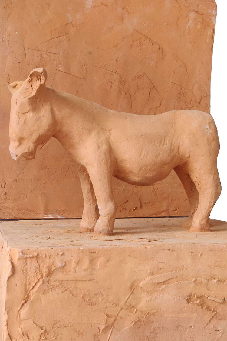 Andrea Branzi, Erme, detail of the donkey Andrea Branzi, Erme, detail of the donkey