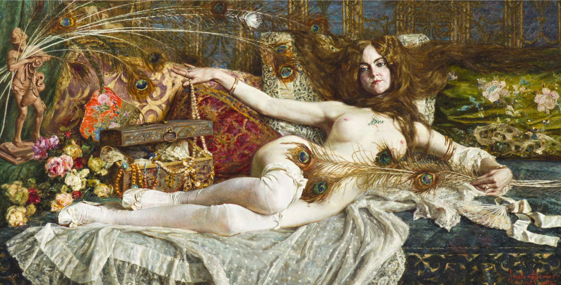 Angelo Garino, Interno con modella nuda (Collezione privata, su concessione di Arcuti Fine Art) Angelo Garino, Interno con modella nuda (Collezione privata, su concessione di Arcuti Fine Art)