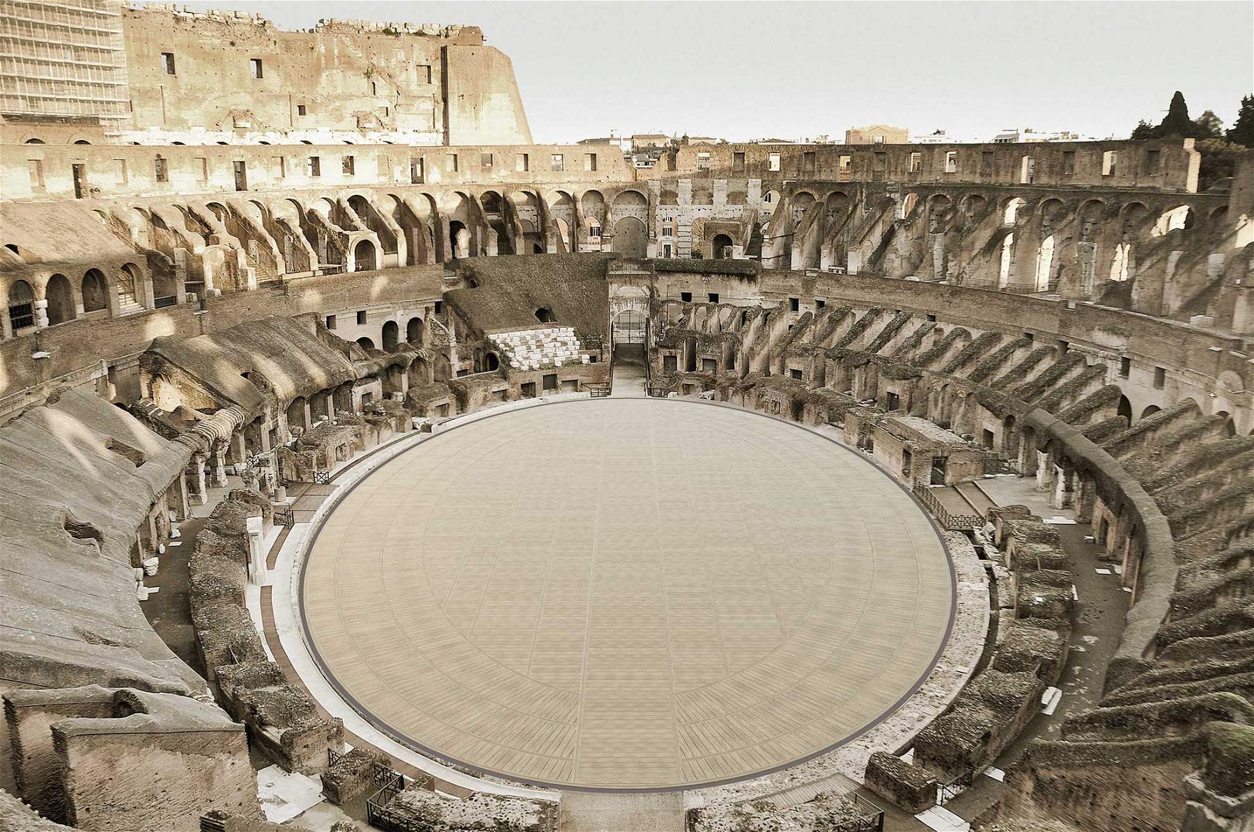 Voici à quoi ressemblera l'arène reconstruite du Colisée. Le projet a été dévoilé et sera prêt en 2023