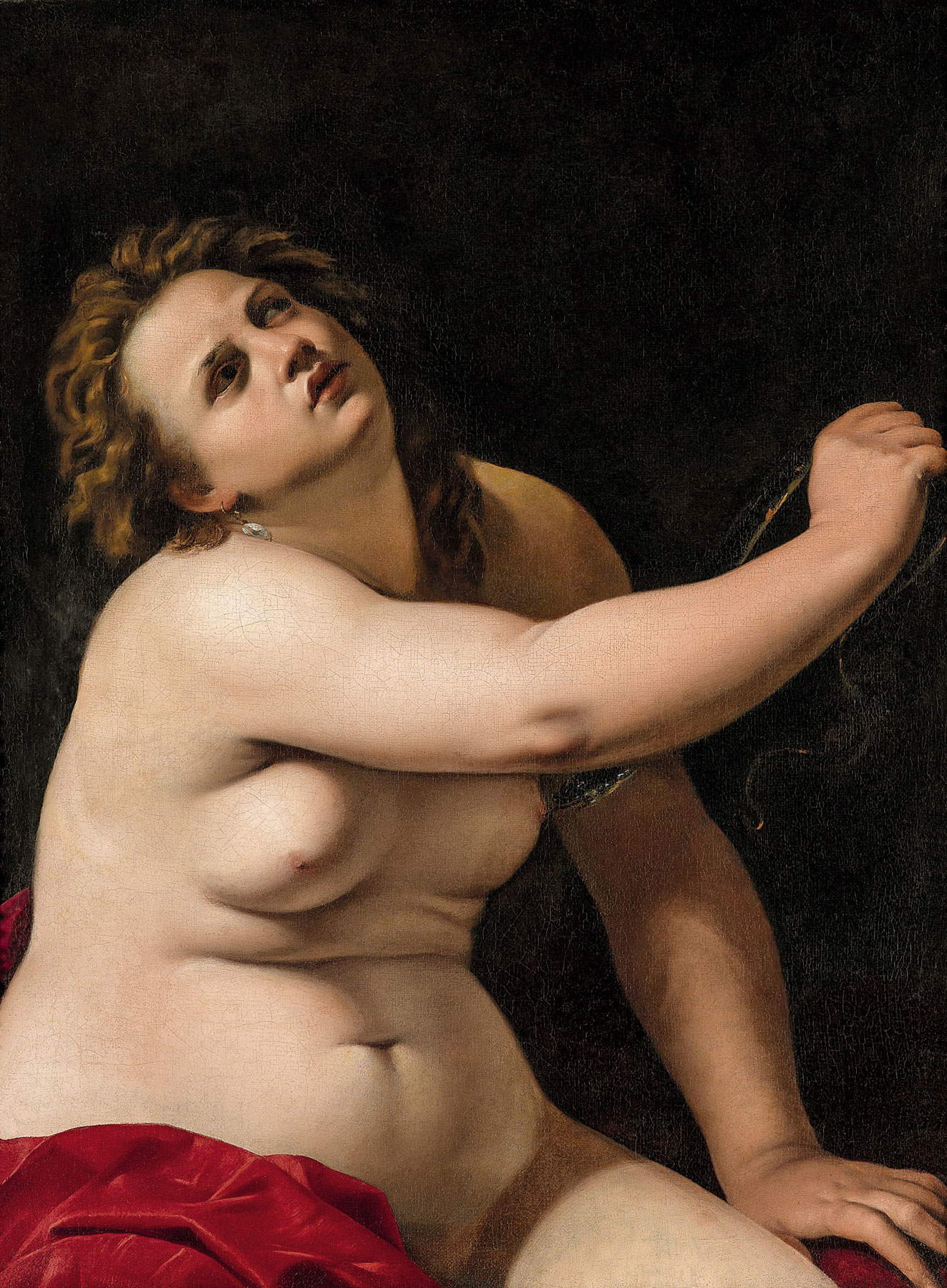 Artemisia Gentileschi, Cleopatra morsa dall'aspide (Fondazione Cavallini Sgarbi) Artemisia Gentileschi, Cleopatra morsa dall'aspide (Fondazione Cavallini Sgarbi)