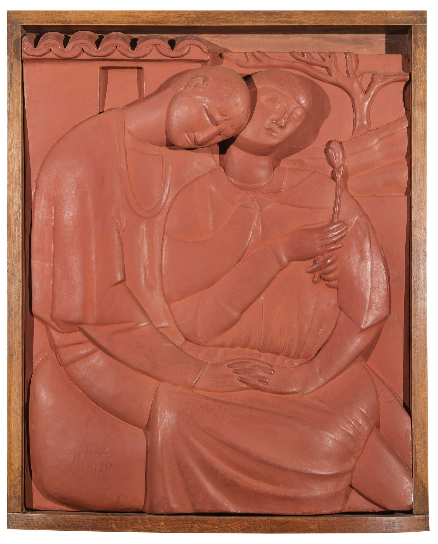 Arturo Martini, The Lovers (1920-21; patinated plaster; Milan, FAI - Fondo Ambiente Italiano, Villa Necchi Campiglio Claudia Gian Ferrari Collection) Arturo Martini, The Lovers (1920-21; patinated plaster; Milan, FAI - Fondo Ambiente Italiano, Villa Necchi Campiglio Claudia Gian Ferrari Collection)