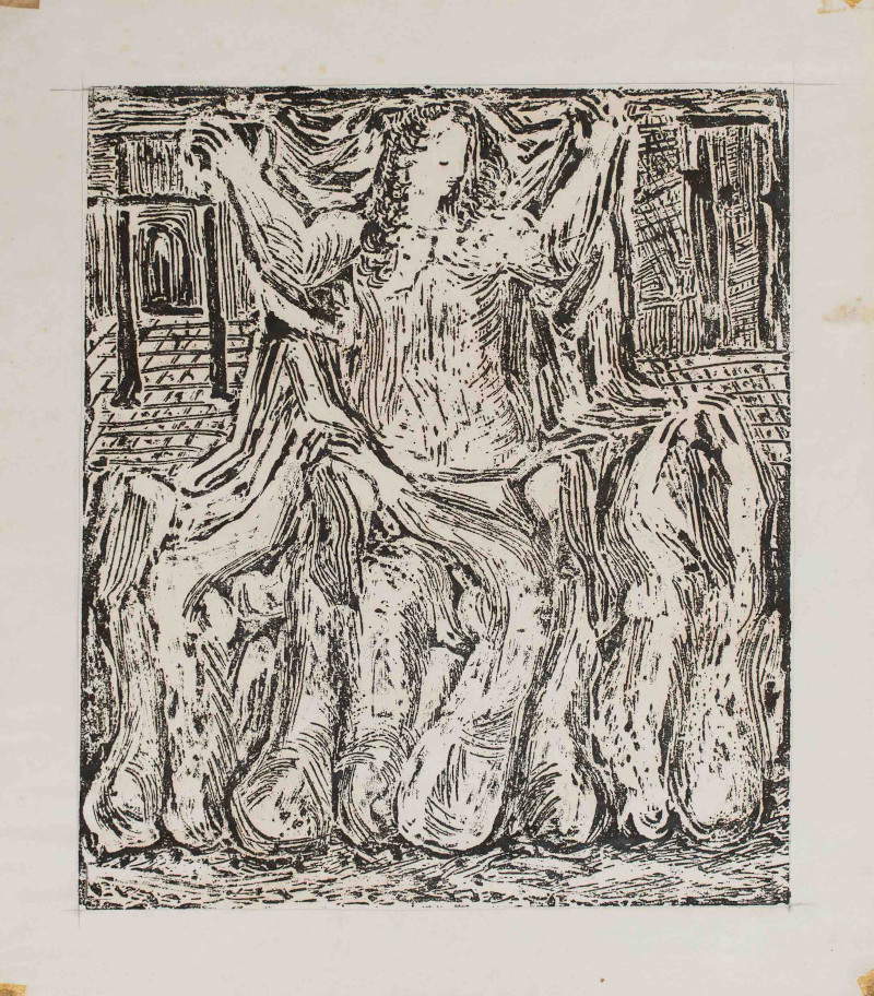 Arturo Martini, Nausicaa al bagno (1944-45; stampa su linoleum o su gesso, 39,5 x 34 cm)
Arturo Martini, Nausicaa al bagno (1944-45; stampa su linoleum o su gesso, 39,5 x 34 cm)