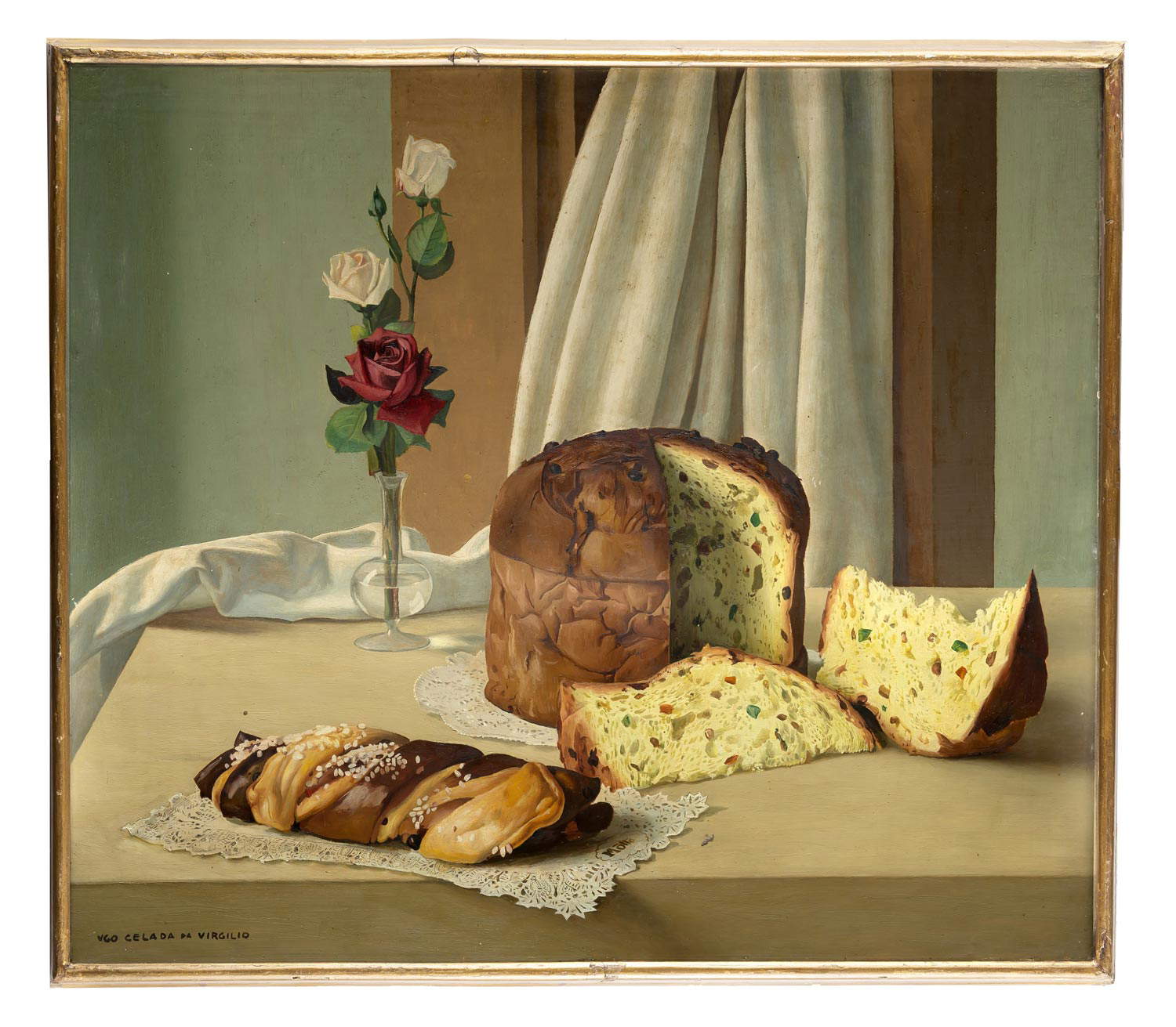 Ugo Celada da Virgilio, Dolci (olio su masonite, 56 x 65 cm)