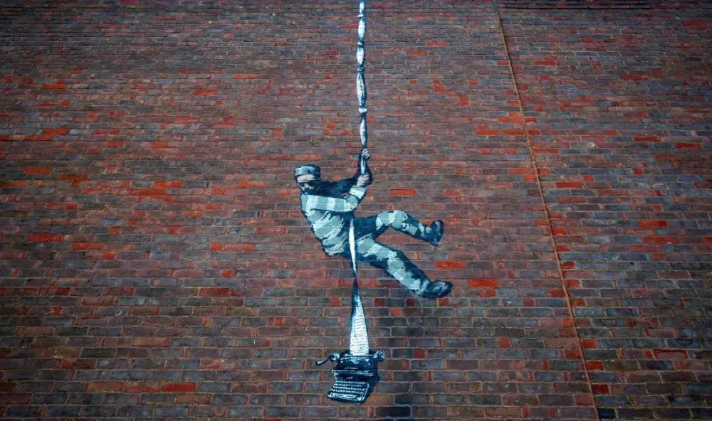 Banksy vend son pochoir pour sauver la prison de Reading où Oscar Wilde a été emprisonné 
