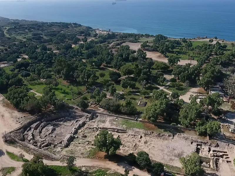 Israël, impressionnante basilique romaine découverte, c'est la plus grande du pays. Elle sera ouverte au public