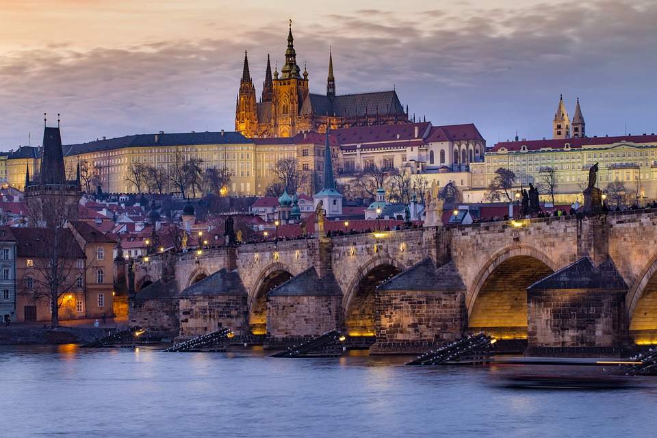 Prague Castle, the ancient complex that is among the largest castles in the world