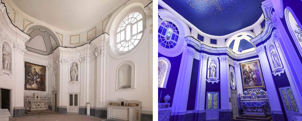 Irony, sneers and criticism for Calatrava's redecorated church. And Bellenger gets irritated
