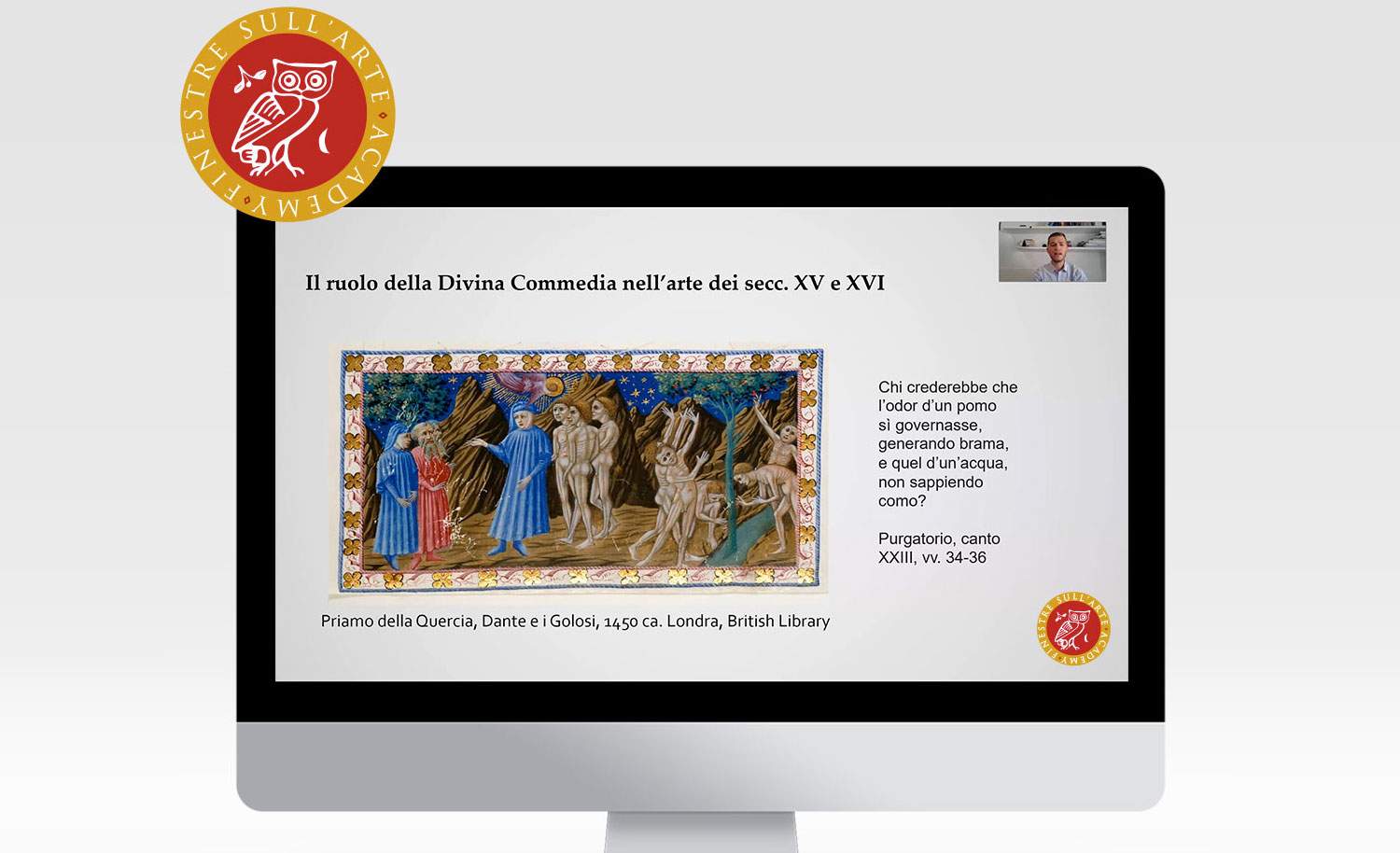 Windows on Art launches 5 video lectures on the relationship between Dante and the arts 