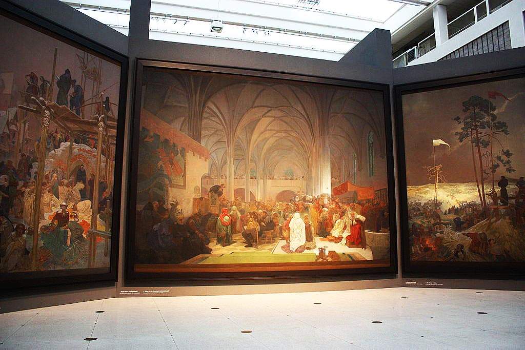 After 100 years, Alfons Mucha's most extensive masterpiece finally finds a home in Prague