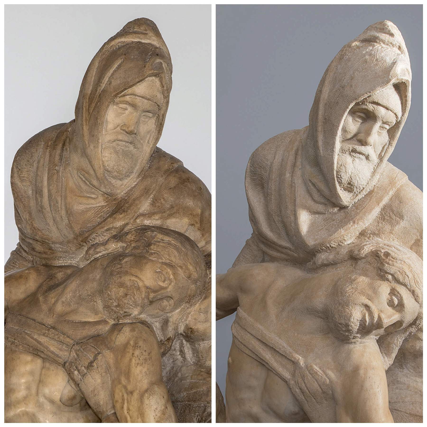Florence, la restauration de la Pietà Bandini de Michel-Ange s'achève, avec de nouvelles découvertes