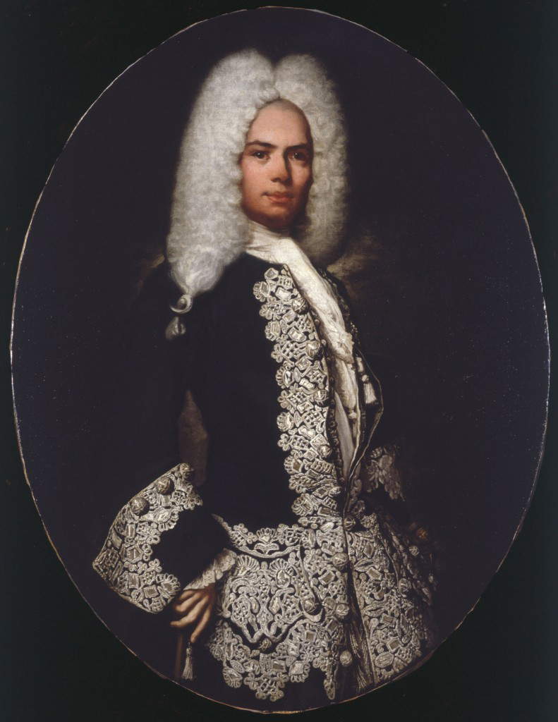 Fra' Galgario, Portrait de Flaminio Tassi ( ?), dit le Parruccone (vers 1720-1725 ; toile, 127 x 98 cm ; Milan, Pinacothèque de Brera, Reg. Cron. 2146) Fra' Galgario, Portrait de Flaminio Tassi ( ?), dit le Parruccone (vers 1720-1725 ; toile, 127 x 98 cm ; Milan, Pinacothèque de Brera, Reg. Cron. 2146)