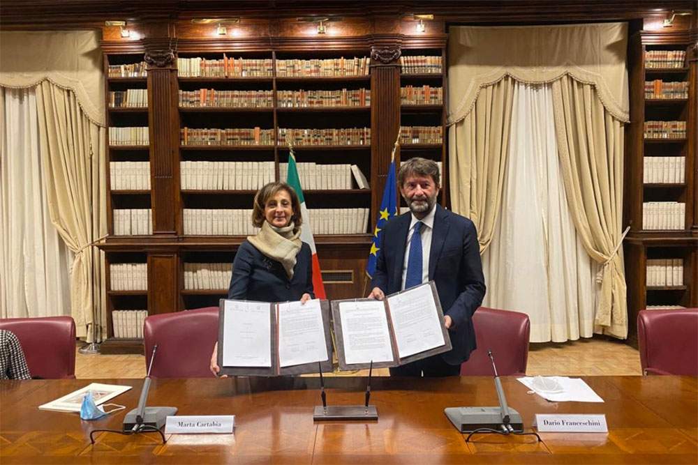 Community service work in museums and libraries: agreement between MiC and Ministry of Justice