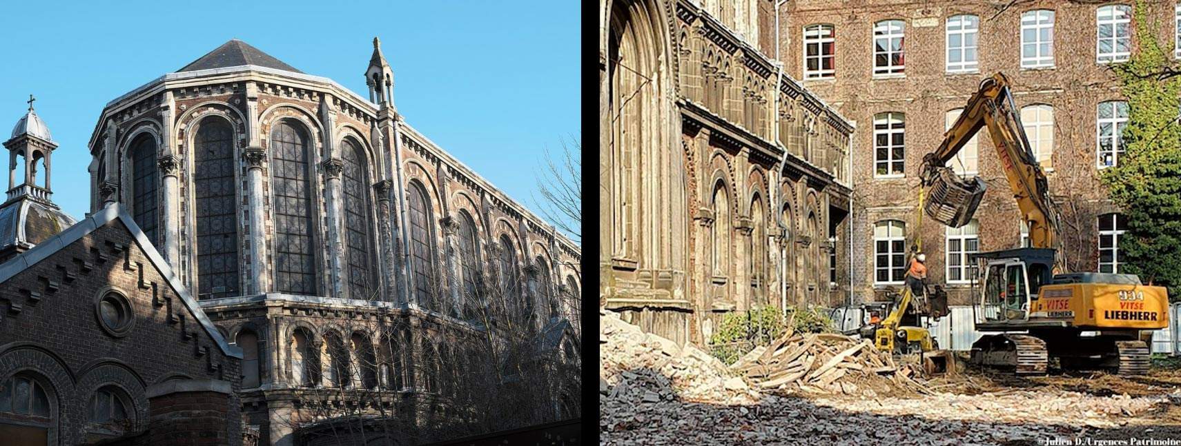 France, a 19th century church is being torn down in Lille. The ire of the cultural world