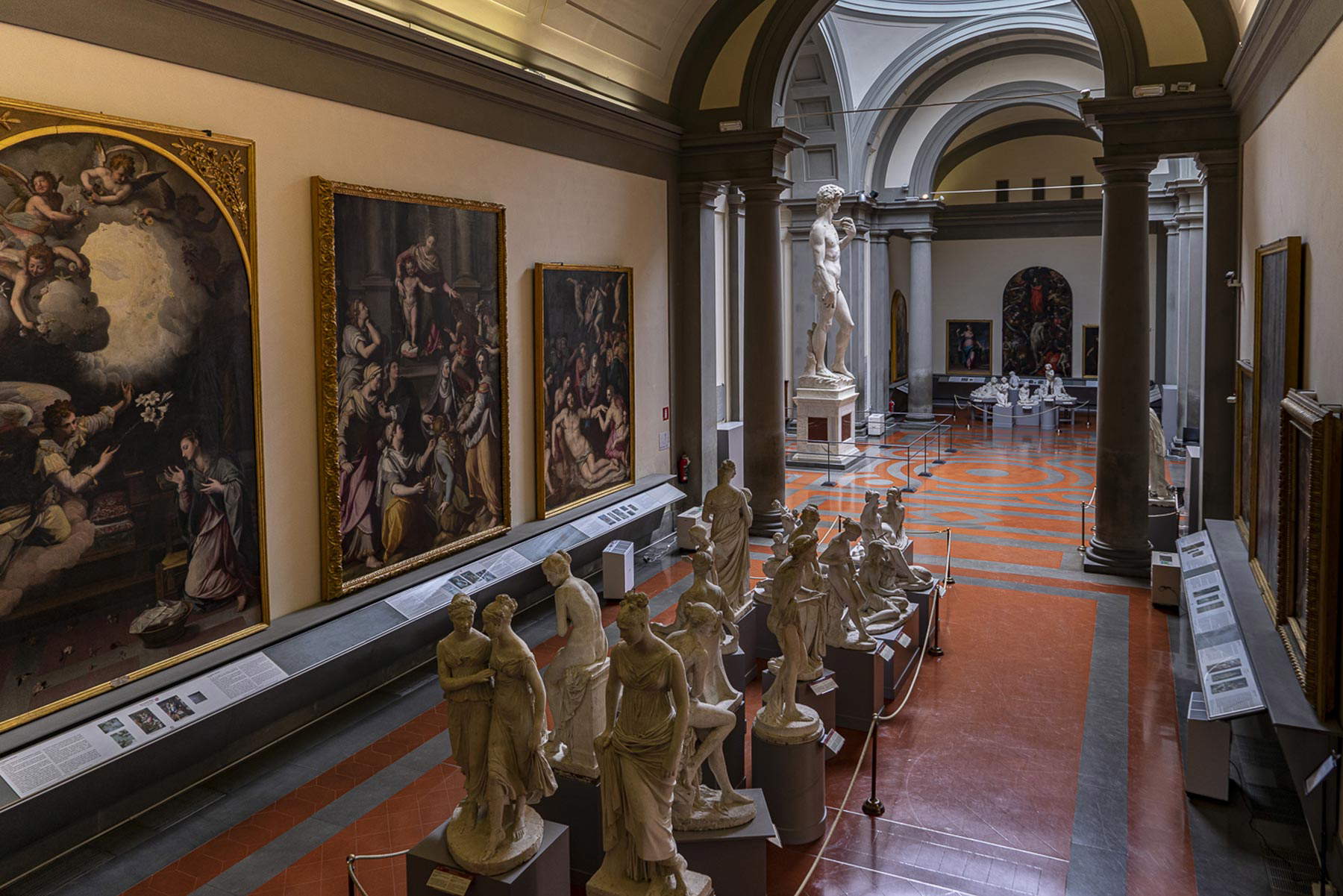 I nuovi allestimenti della Galleria dell'Accademia. Ph. Credit Guido Cozzi
I nuovi allestimenti della Galleria dell'Accademia. Ph. Credit Guido Cozzi