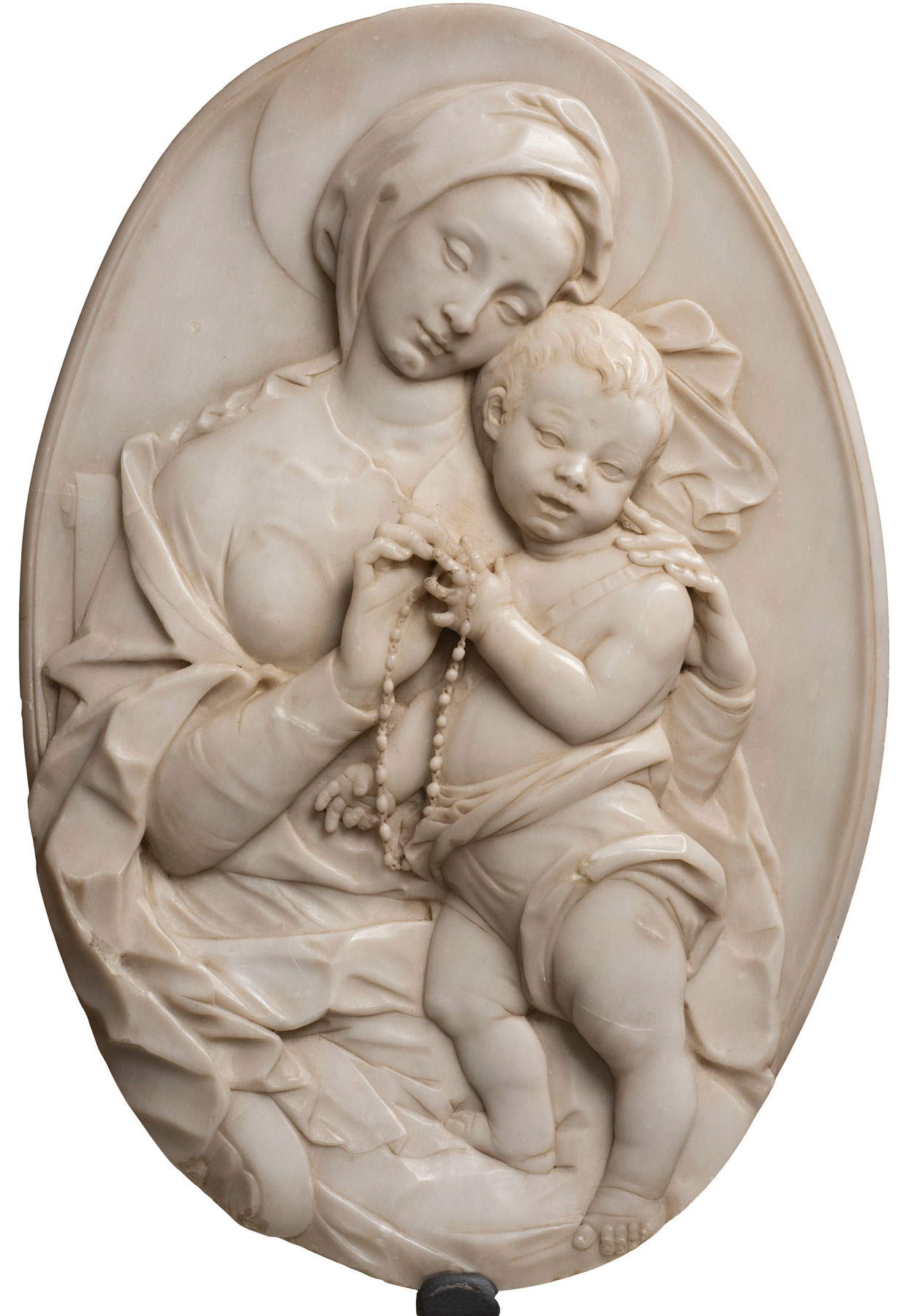 Gildo Pedrazzoni, Madonna mit Kind (Mitte des 20. Jahrhunderts; Stiftung Cavallini Sgarbi) Gildo Pedrazzoni, Madonna mit Kind (Mitte des 20. Jahrhunderts; Stiftung Cavallini Sgarbi)